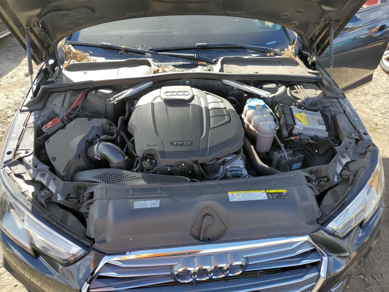 2018 Audi A4 VIN WAUKMAF46JA234892 Copart auction photo, rear end / front end damage thumbnail 11
