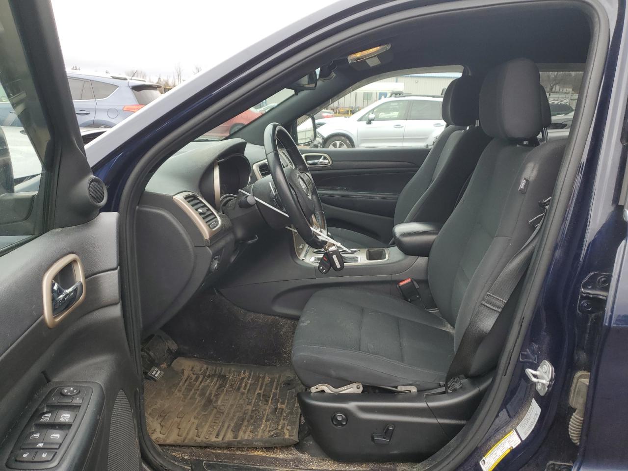 2016 Jeep Grand Cherokee VIN 1C4RJFAGXGC319112 Copart auction photo, front end / side damage thumbnail 7