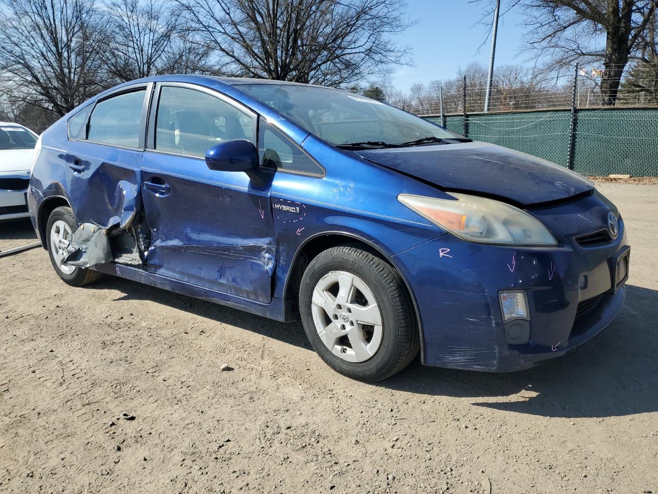 2011 Toyota Prius VIN JTDKN3DU6B1471639 Copart auction photo, all over damage thumbnail 4