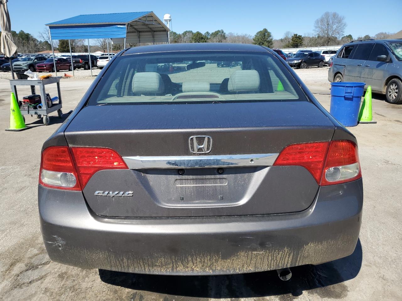 2011 Honda Civic VIN 19XFA1F55BE039483 Copart auction photo, frame damage / front end damage thumbnail 6