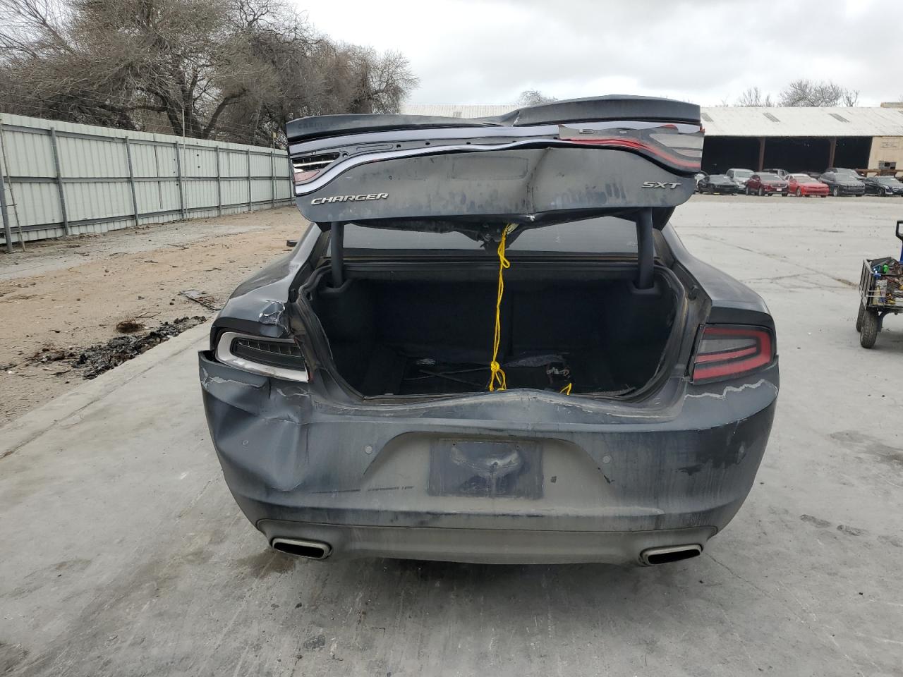2018 Dodge Charger VIN 2C3CDXHG1JH143522 Copart auction photo, rear end / minor dent/scratches damage thumbnail 6