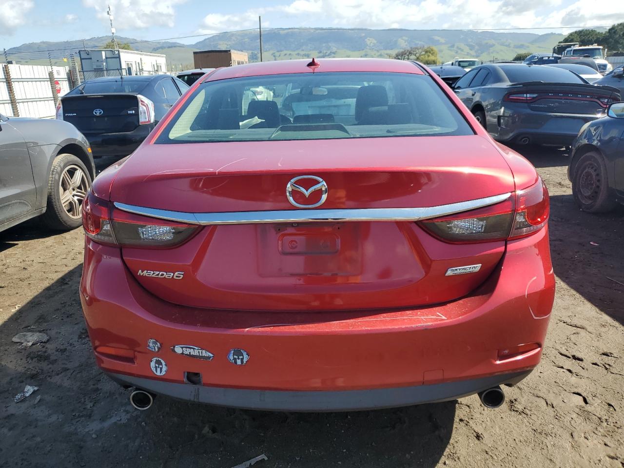 2016 Mazda 6 VIN JM1GJ1V53G1403237 Copart auction photo, rejected repair damage thumbnail 6