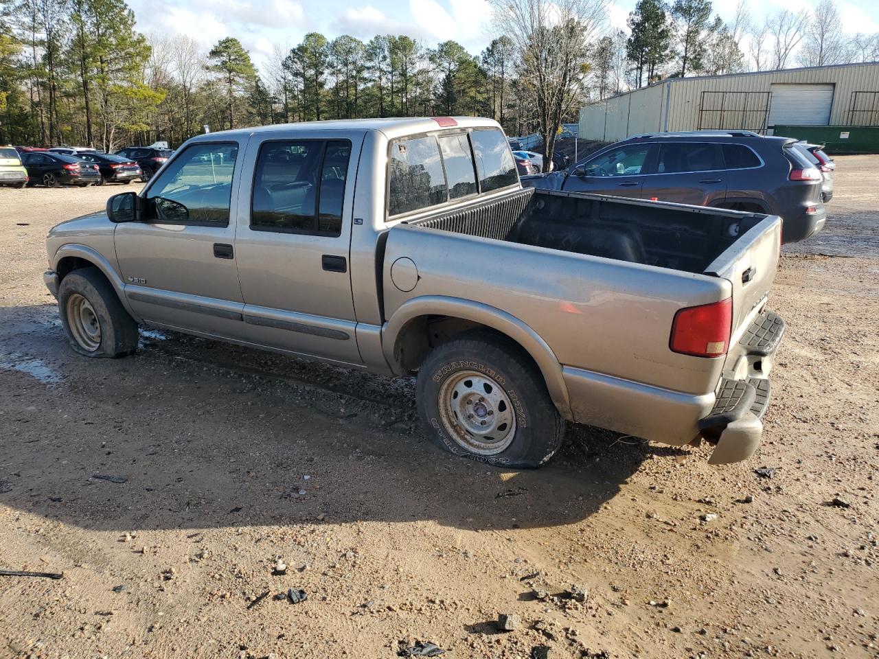 2003 Chevrolet S-10 Pickup VIN 1GCDT13X33K174368 Copart auction photo, rear end / frame damage damage thumbnail 2
