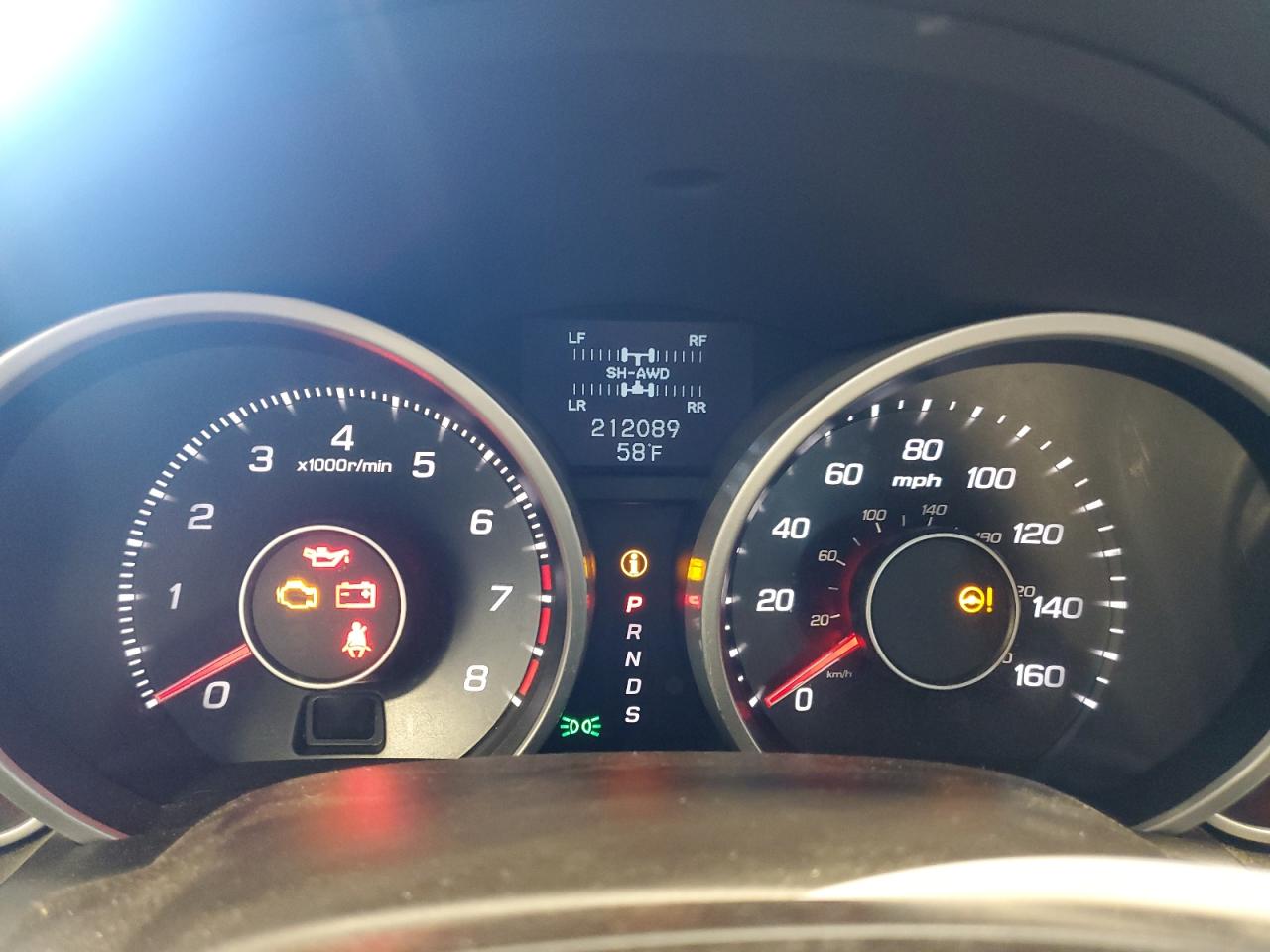 2009 Acura TL VIN 19UUA96509A002930 Copart auction photo, mechanical damage thumbnail 9