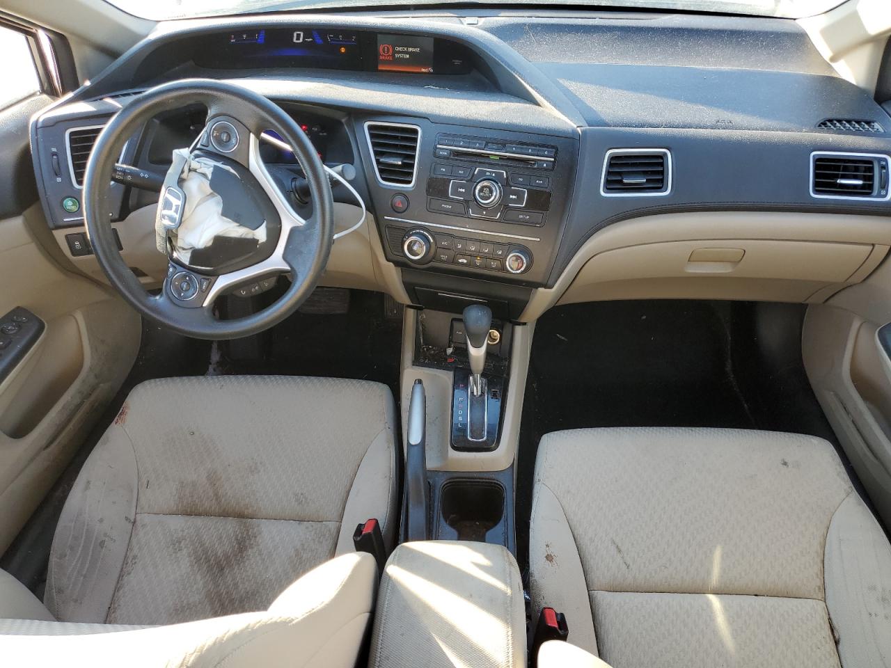 2014 Honda Civic VIN 19XFB2F57EE011000 Copart auction photo, front end / side damage thumbnail 8