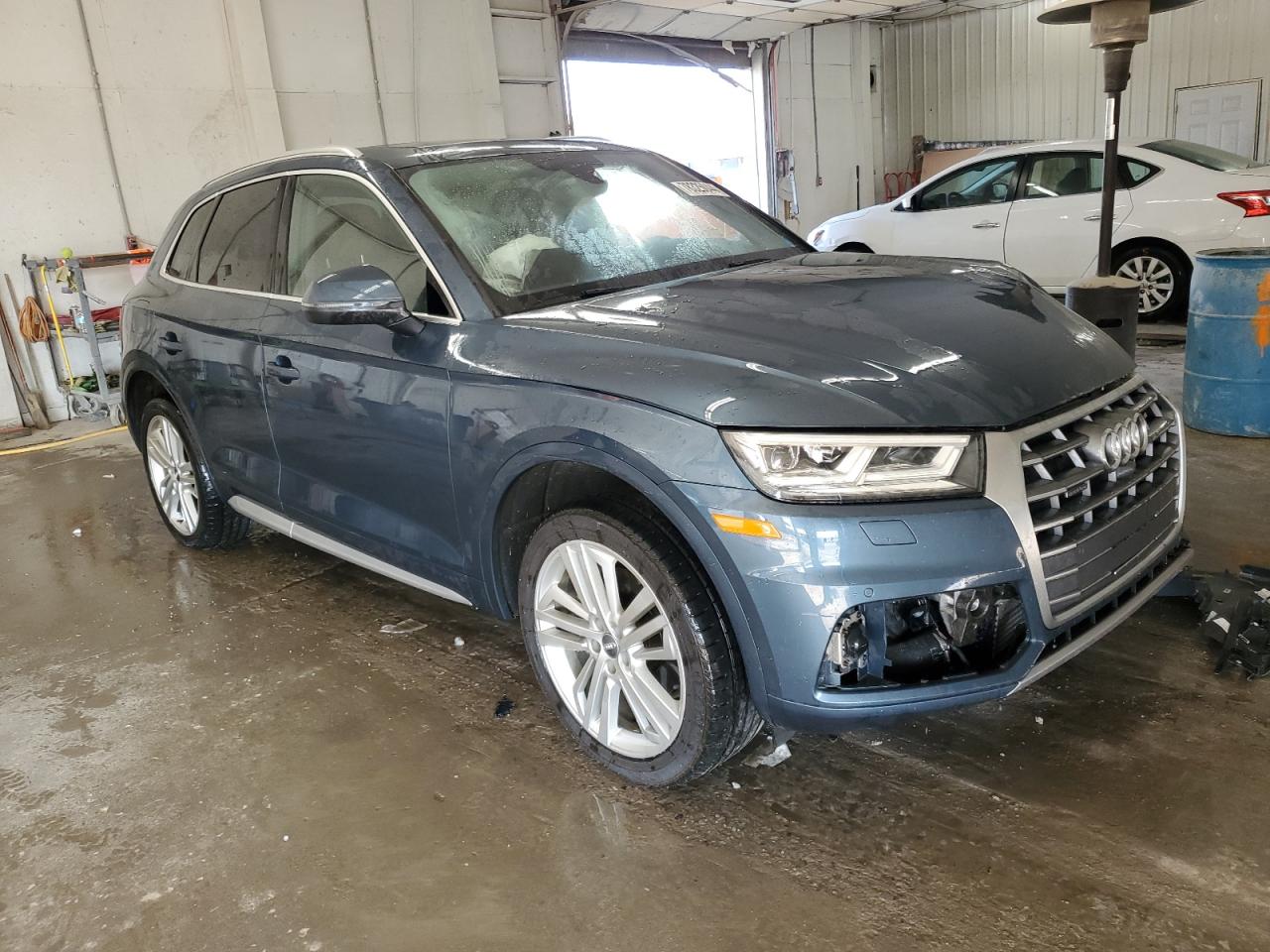 2018 Audi Q5 VIN WA1CNAFY4J2032399 Copart auction photo, front end / undercarriage damage thumbnail 4
