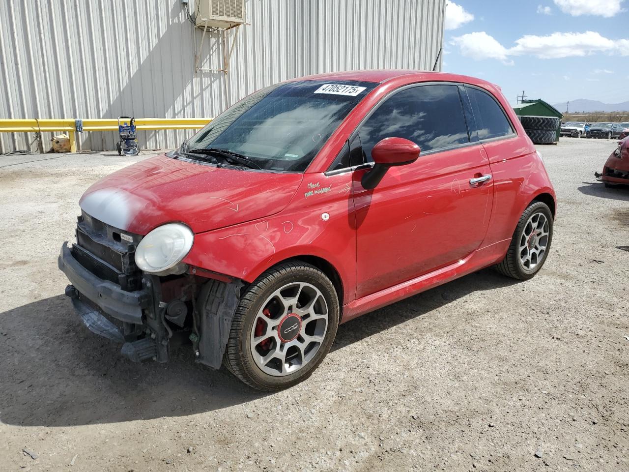 2015 Fiat 500 VIN 3C3CFFBR4FT647611