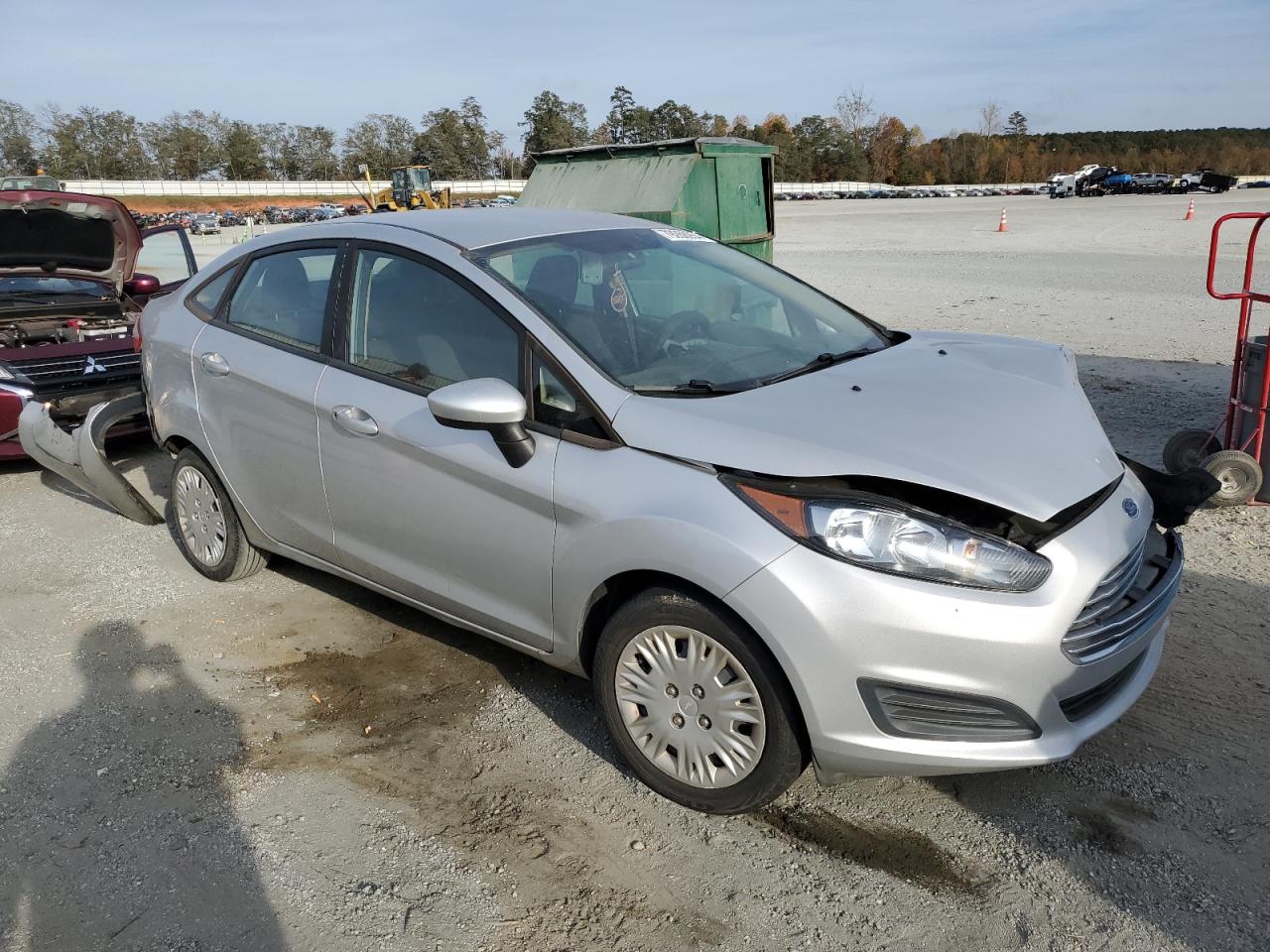 2015 Ford Fiesta VIN 3FADP4AJ0FM104463 Copart auction photo, front end / rear end damage thumbnail 4