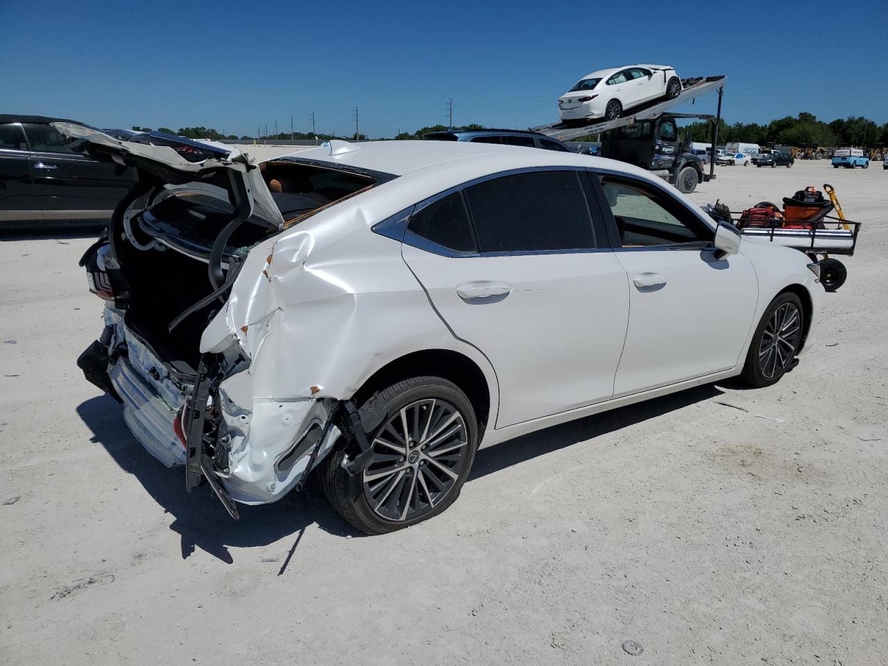 2023 Lexus ES VIN 58ADA1C15PU034256 Copart auction photo, rear end damage thumbnail 3