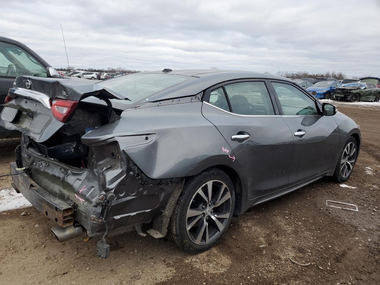 2017 Nissan Maxima VIN 1N4AA6AP8HC417060 Copart auction photo, rear end damage thumbnail 3
