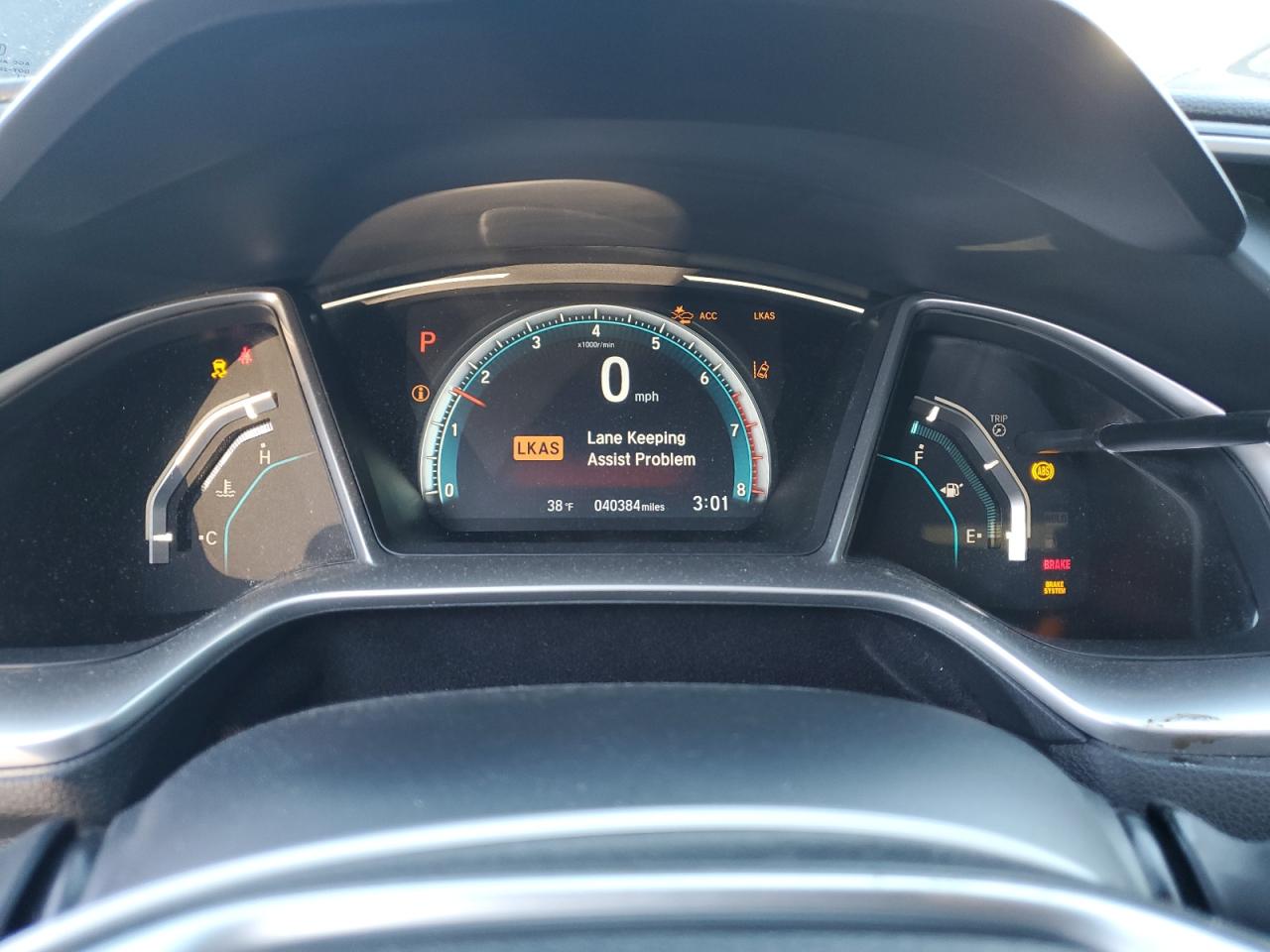 2019 Honda Civic VIN JHMFC1F30KX001148 Copart auction photo, rear end / all over damage thumbnail 9