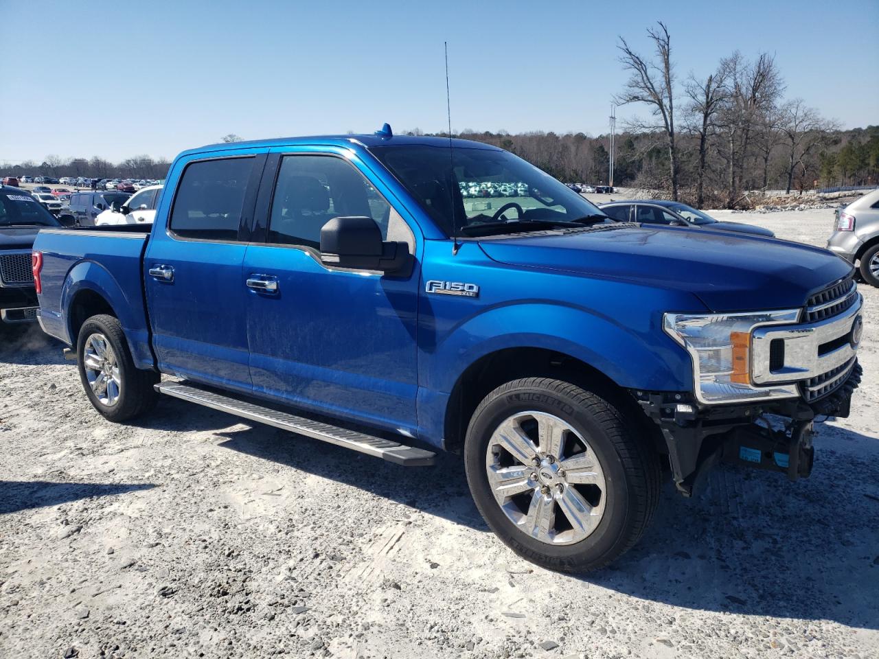2018 Ford F-150 VIN 1FTEW1C56JFB19400 Copart auction photo, all over damage thumbnail 4