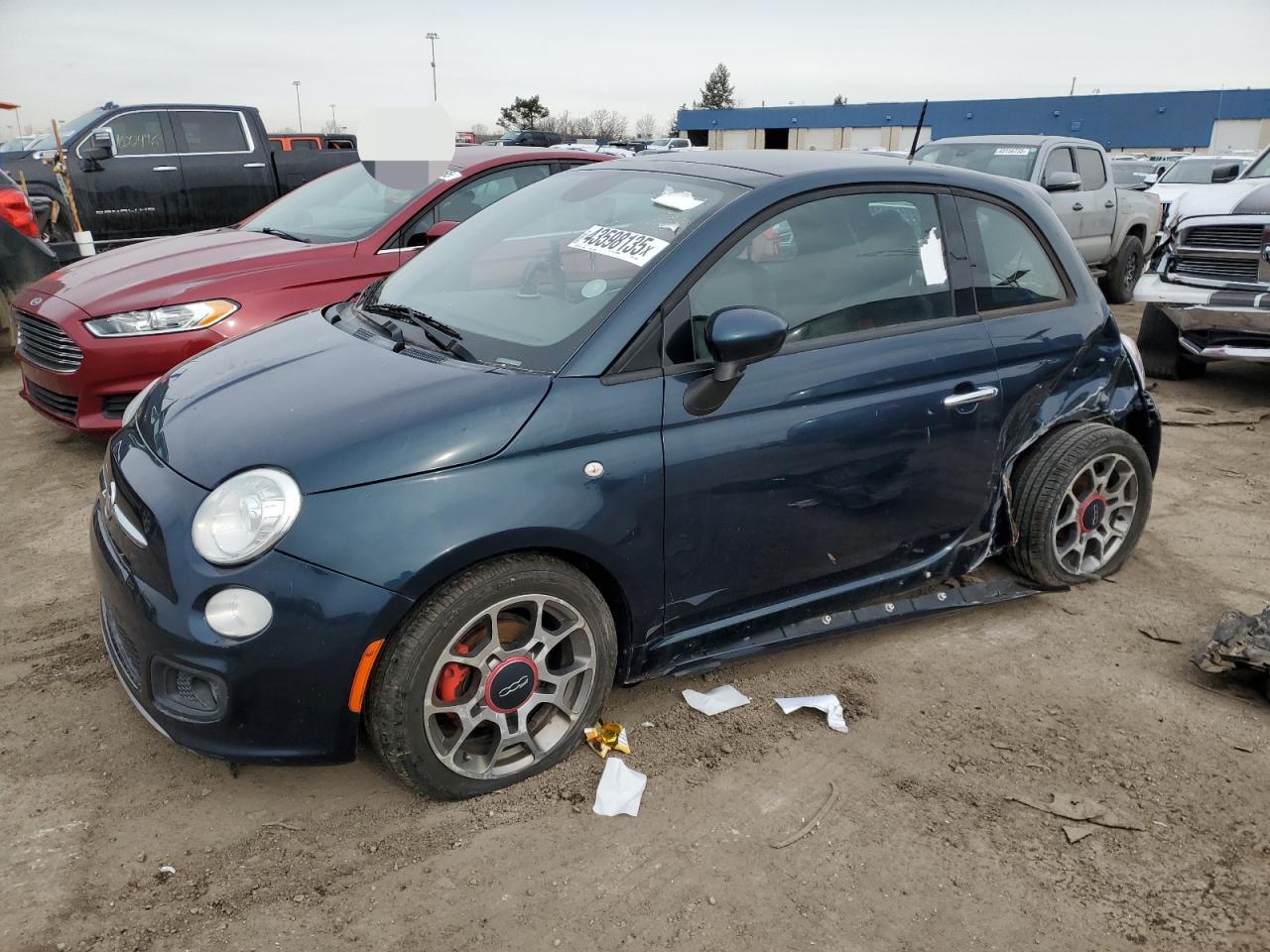 2013 Fiat 500 VIN 3C3CFFBR3DT754890