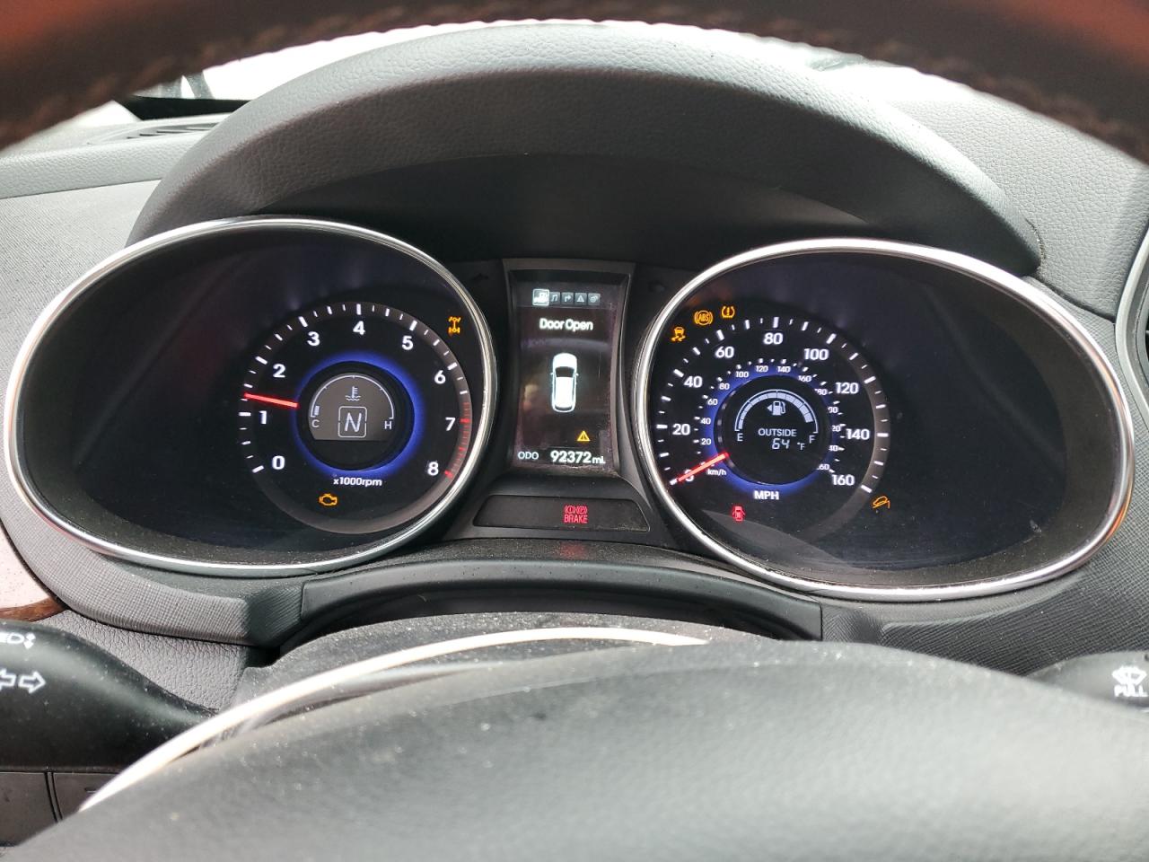 2014 Hyundai Santa Fe VIN 5XYZUDLA3EG162438 Copart auction photo, rear end damage thumbnail 9