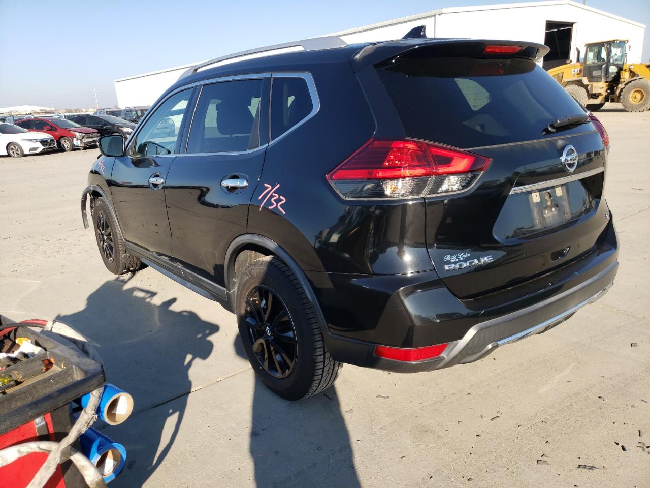 2017 Nissan Rogue VIN KNMAT2MT4HP590394 Copart auction photo, all over damage thumbnail 2