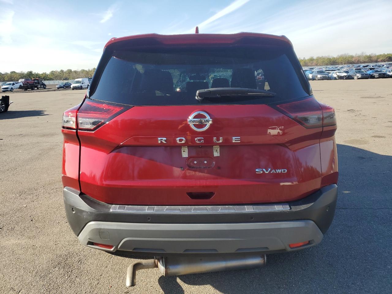 2021 Nissan Rogue VIN 5N1AT3BB4MC712927 Copart auction photo, side / front end damage thumbnail 6