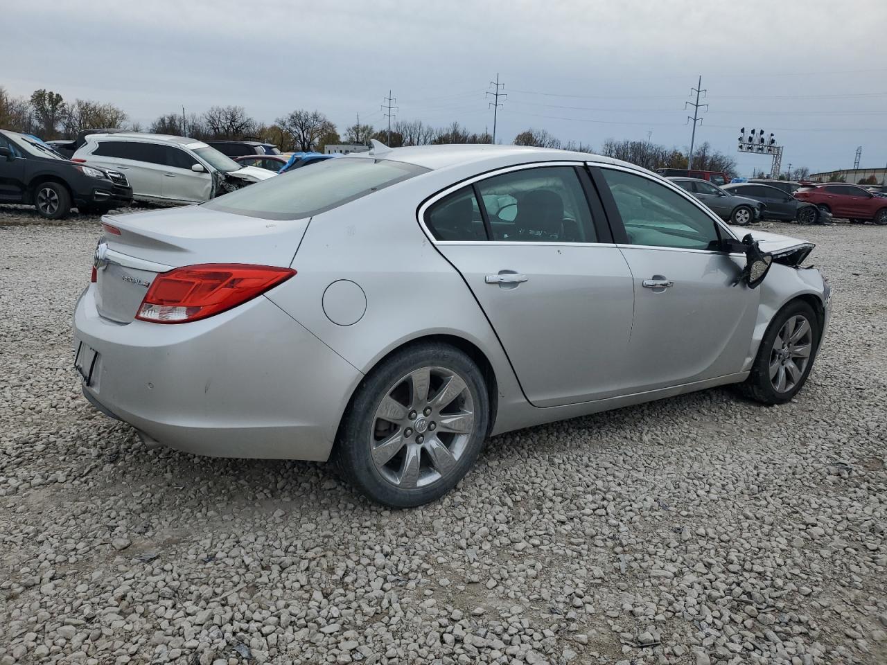 2013 Buick Regal VIN 2G4GT5GV8D9248802 Copart auction photo, undercarriage / front end damage thumbnail 3