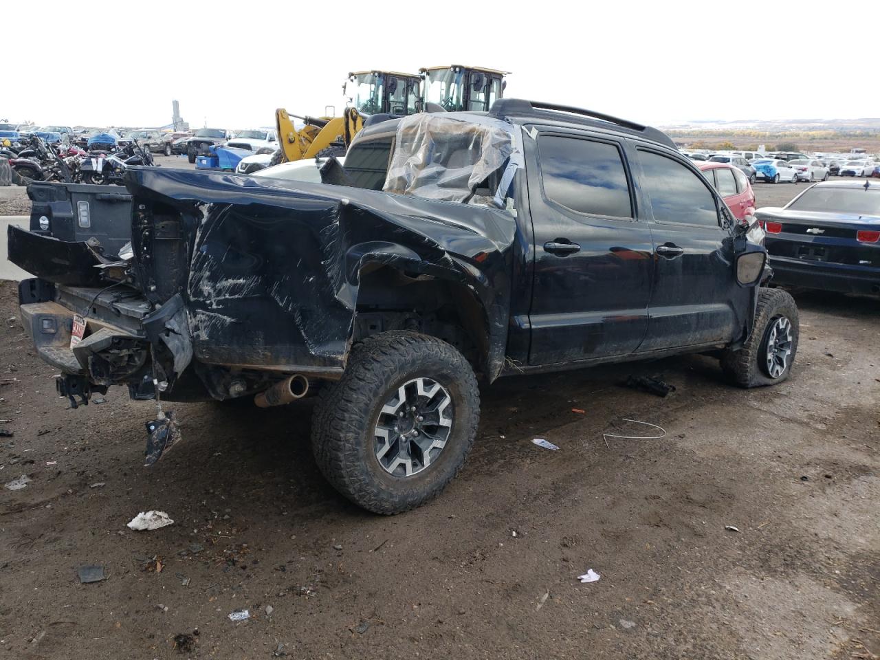 2022 Toyota Tacoma VIN 3TMCZ5ANXNM470986 Copart auction photo, front end damage thumbnail 3