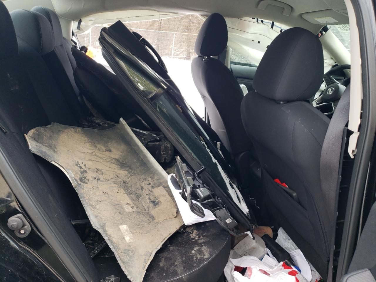 2020 Nissan Sentra VIN 3N1AB8CV4LY203779 Copart auction photo, side / front end damage thumbnail 11