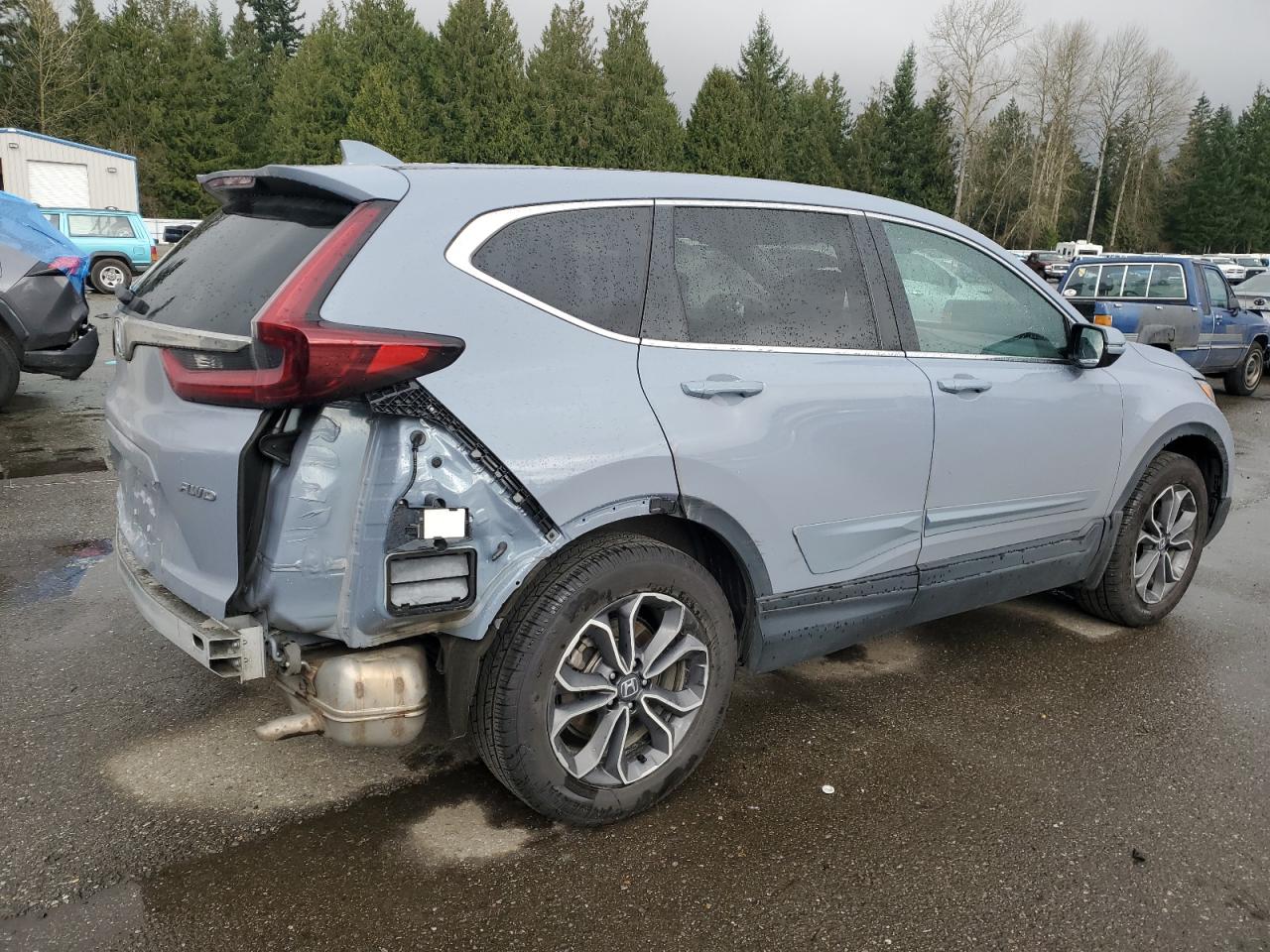 2021 Honda CR-V VIN 2HKRW2H80MH614115 Copart auction photo, rear end damage thumbnail 3