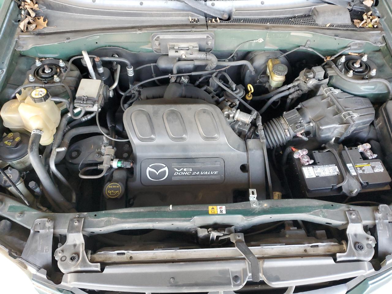 2001 Mazda Tribute VIN 4F2YU09171KM58580 Copart auction photo, rear end / side damage thumbnail 12