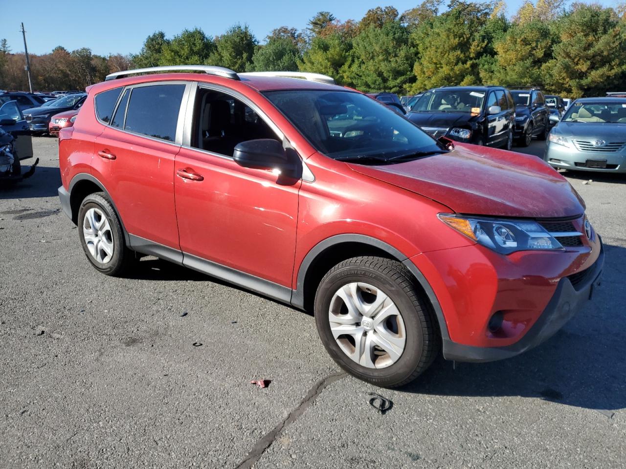 2015 Toyota RAV 4 VIN JTMBFREV6FJ045401 Copart auction photo, front end damage thumbnail 4