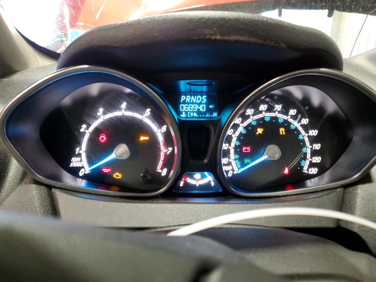 2019 Ford Fiesta VIN 3FADP4BJ9KM106950 Copart auction photo, front end damage thumbnail 9
