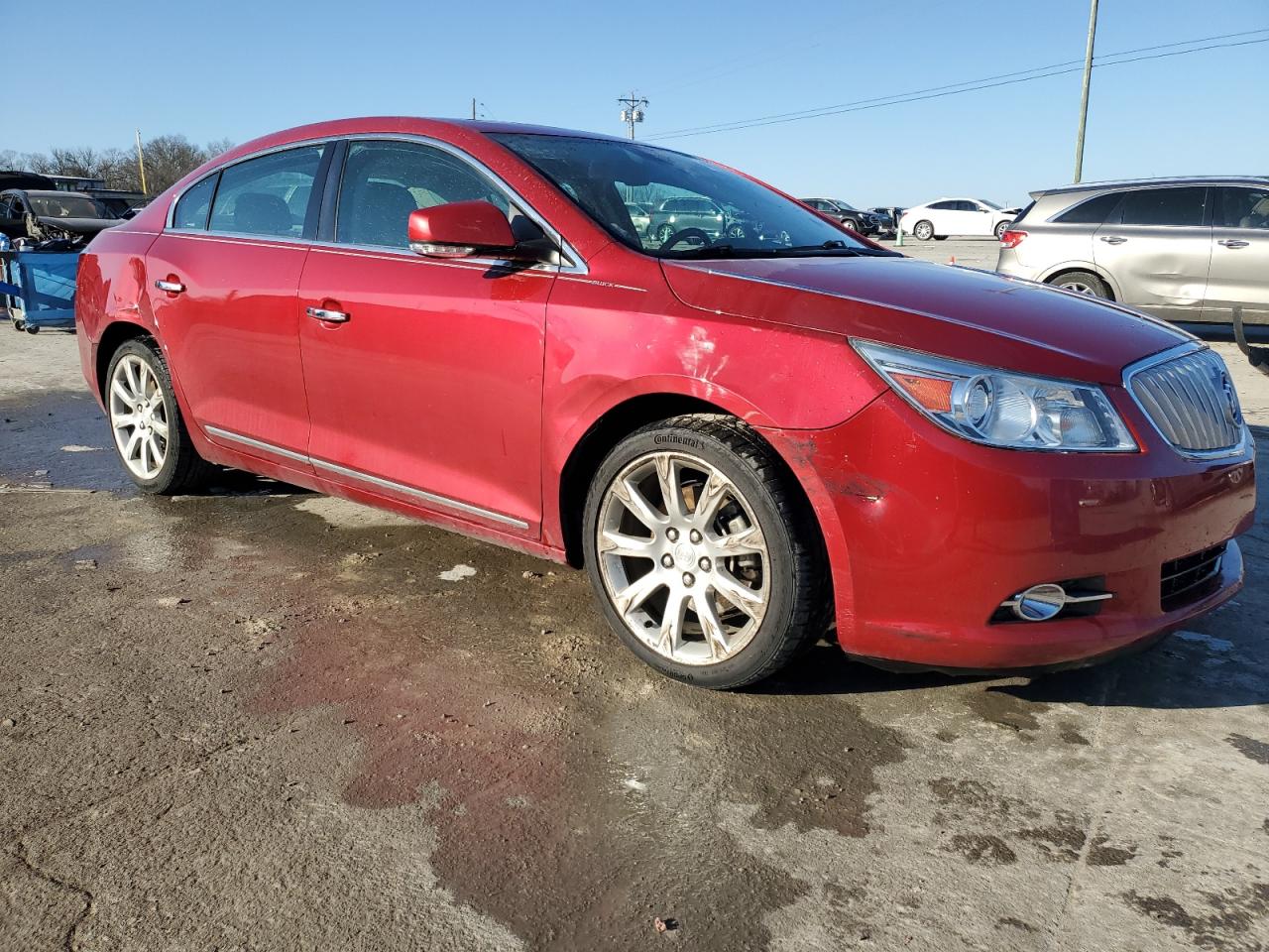 2012 Buick LaCrosse VIN 1G4GJ5E37CF346717 Copart auction photo, side / minor dent/scratches damage thumbnail 4