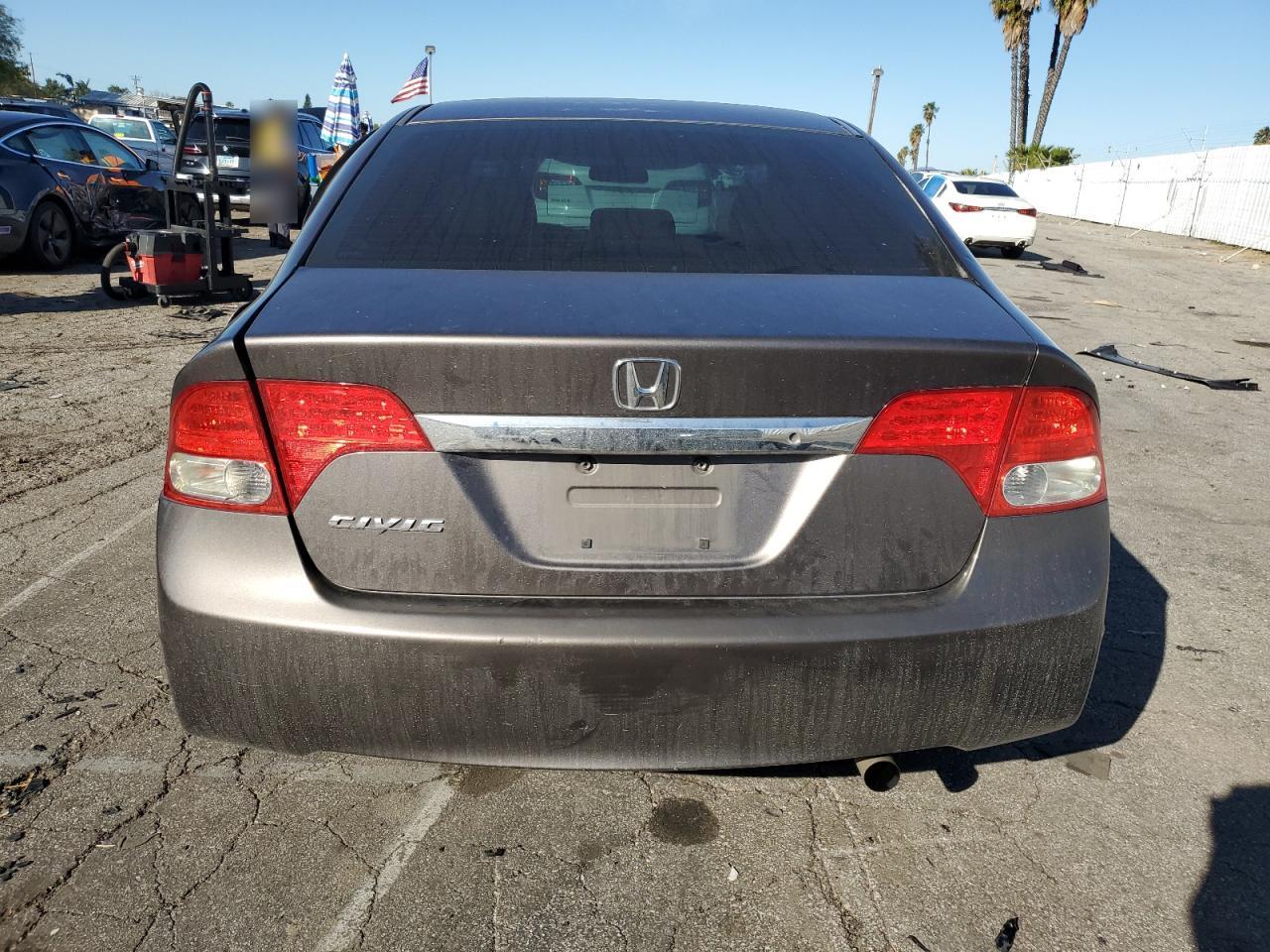 2010 Honda Civic VIN 19XFA1F51AE067408 Copart auction photo, side damage thumbnail 6