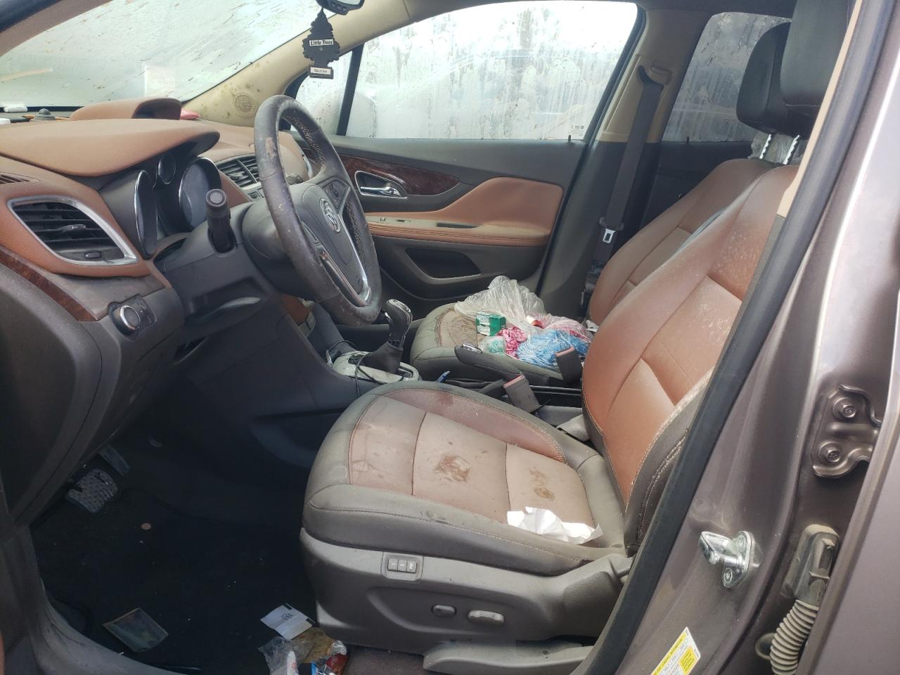 2014 Buick Encore VIN KL4CJCSB2EB690124 Copart auction photo, water/flood damage thumbnail 7