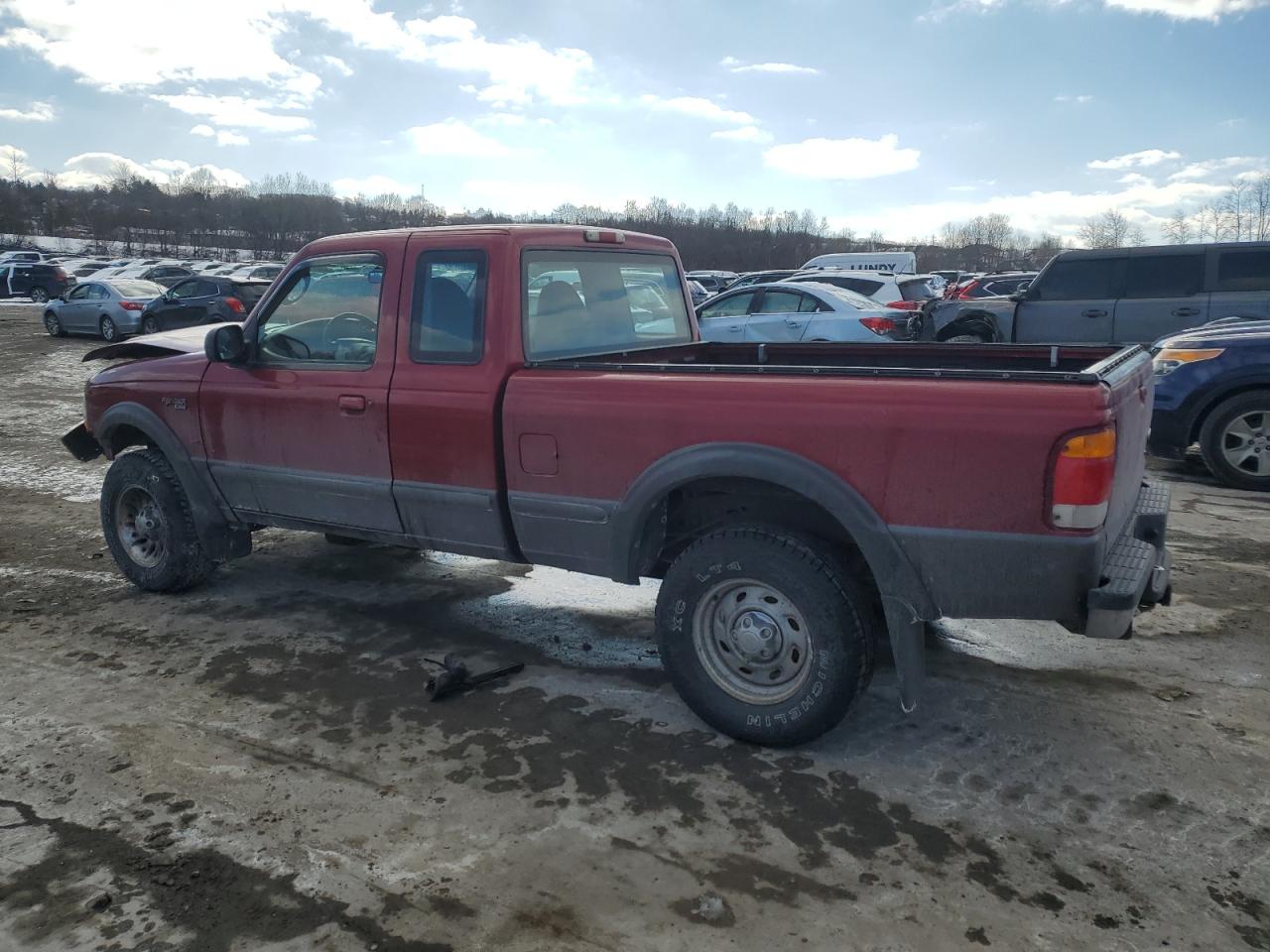 1998 Ford Ranger VIN 1FTZR15X4WTA21854 Copart auction photo, front end / side damage thumbnail 2