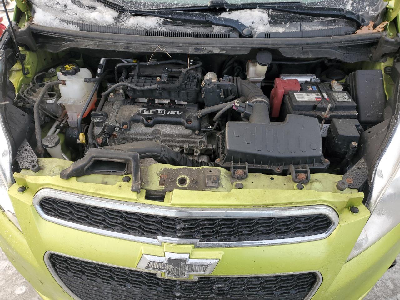 2014 Chevrolet Spark VIN KL8CD6S93EC429664 Copart auction photo, front end damage thumbnail 11