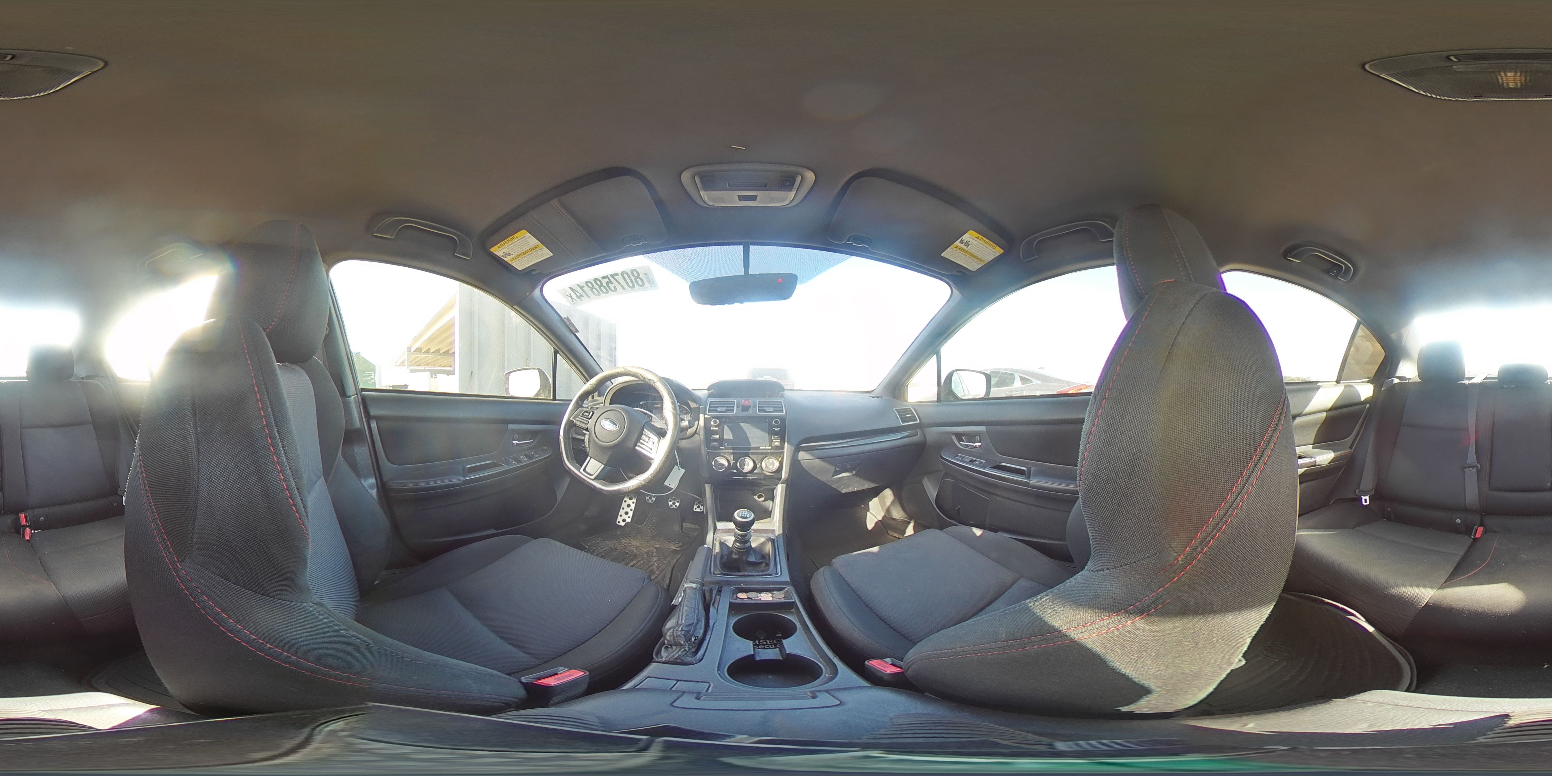 2018 Subaru WRX VIN JF1VA1A62J9818165 Copart auction photo, rear end damage thumbnail 13