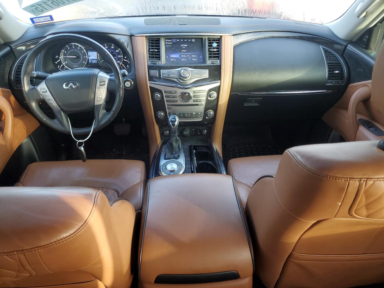 2019 Infiniti QX80 VIN JN8AZ2NF5K9689037 Copart auction photo, side damage thumbnail 8
