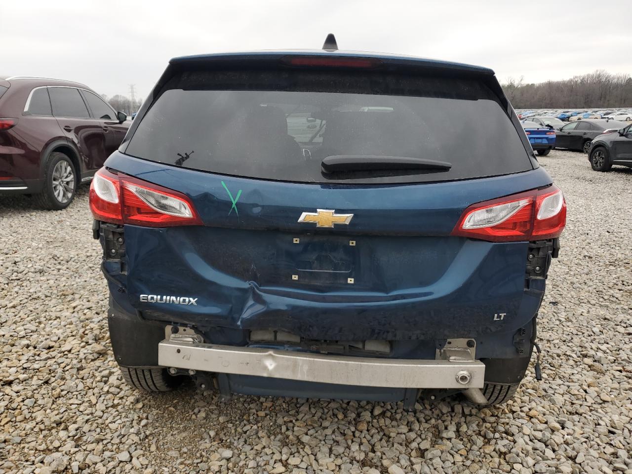 2021 Chevrolet Equinox VIN 2GNAXJEV6M6143923 Copart auction photo, rear end damage thumbnail 6