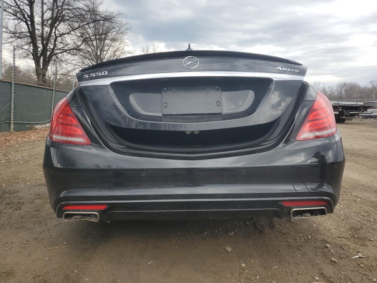 2017 Mercedes-Benz S-klasse VIN WDDUG8FB8HA314995 Copart auction photo, all over / side damage thumbnail 6