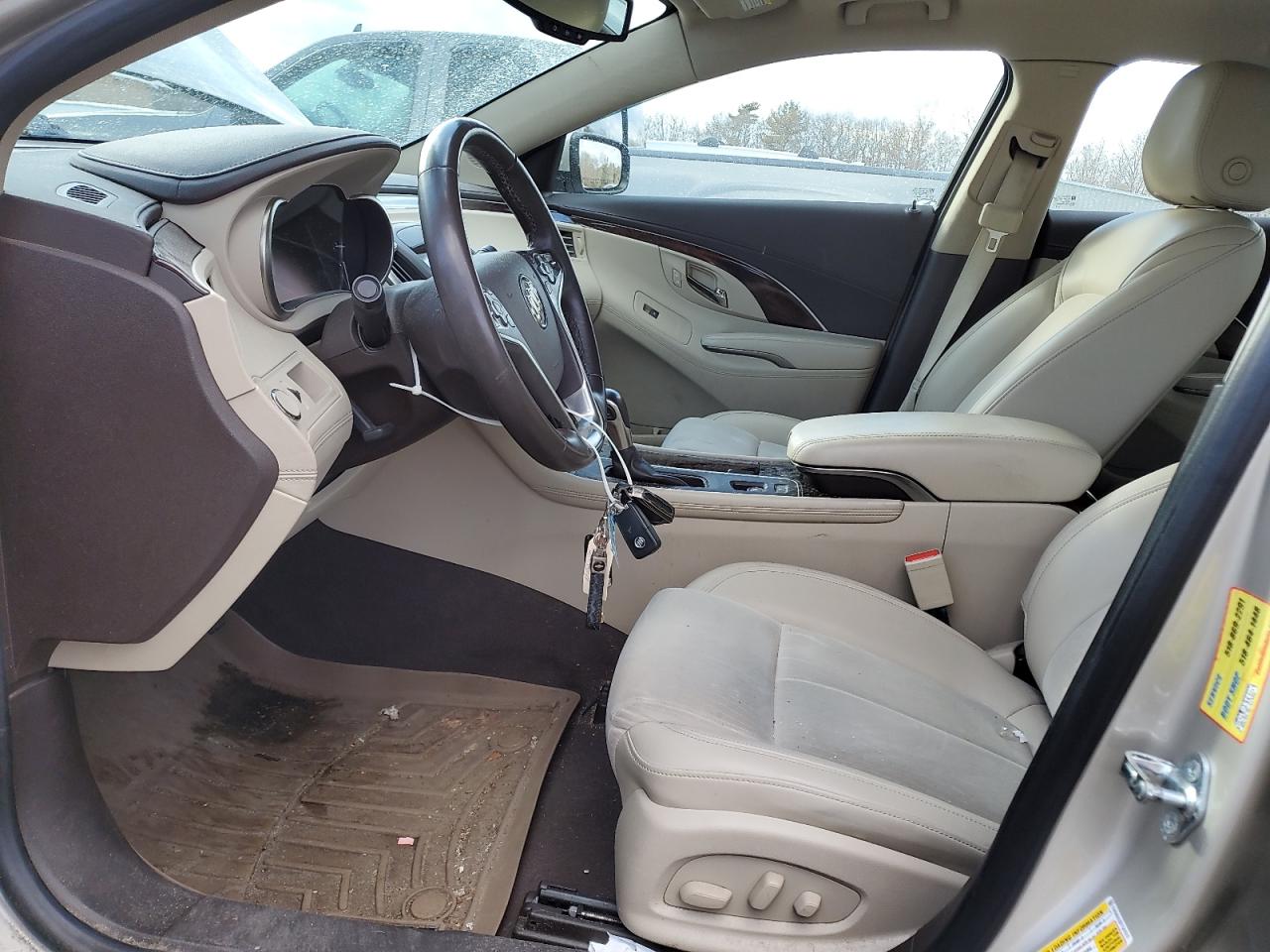2015 Buick LaCrosse VIN 1G4GA5G32FF341572 Copart auction photo, undercarriage / front end damage thumbnail 7