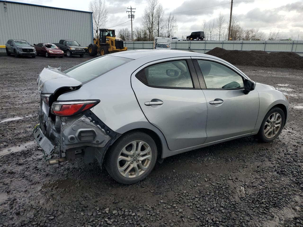 2017 Toyota Yaris VIN 3MYDLBYV2HY160159 Copart auction photo, biohazard/chemical / rear end damage thumbnail 3