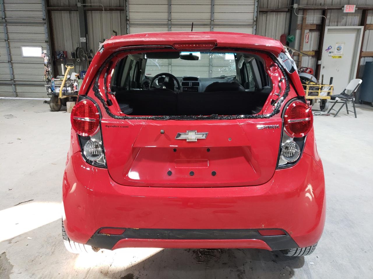 2013 Chevrolet Spark VIN KL8CD6S97DC555668 Copart auction photo, all over damage thumbnail 6
