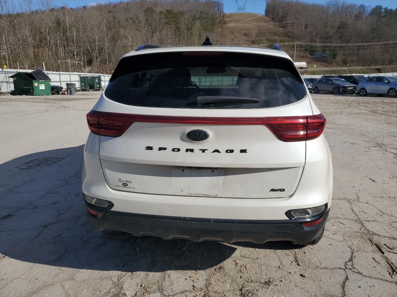 2022 KIA Sportage VIN KNDP6CAC7N7950894 Copart auction photo, side / front end damage thumbnail 6