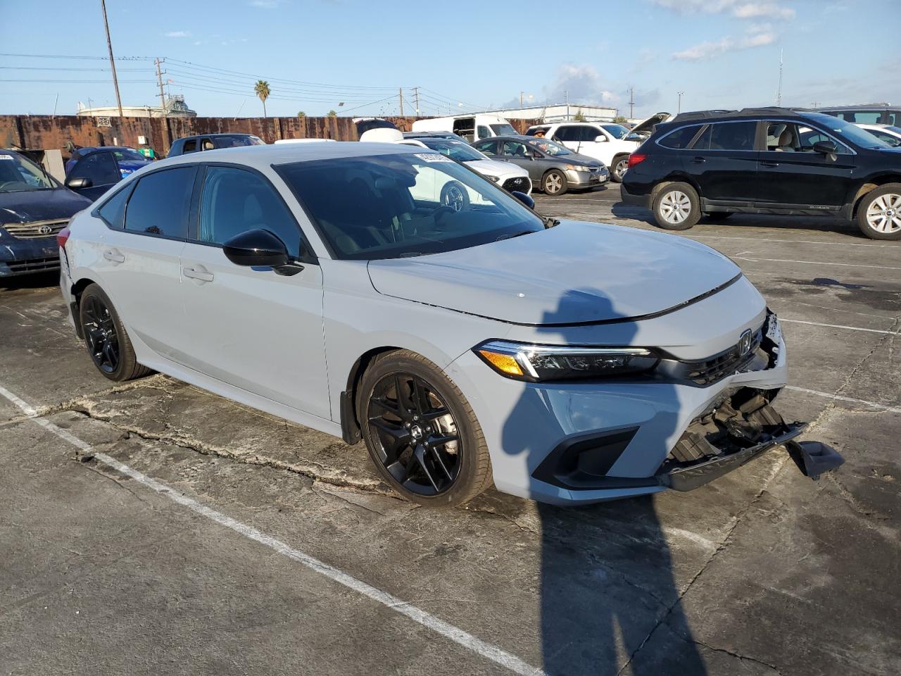 2023 Honda Civic VIN 2HGFE2F59PH527245 Copart auction photo, front end damage thumbnail 4