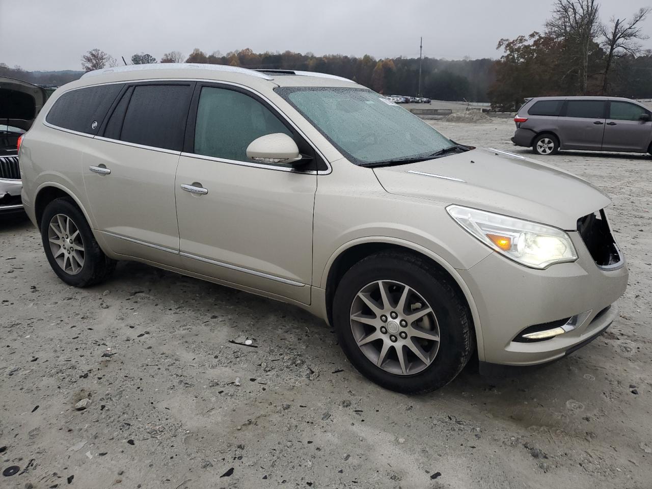 2013 Buick Enclave VIN 5GAKRCKD9DJ265551 Copart auction photo, front end damage thumbnail 4