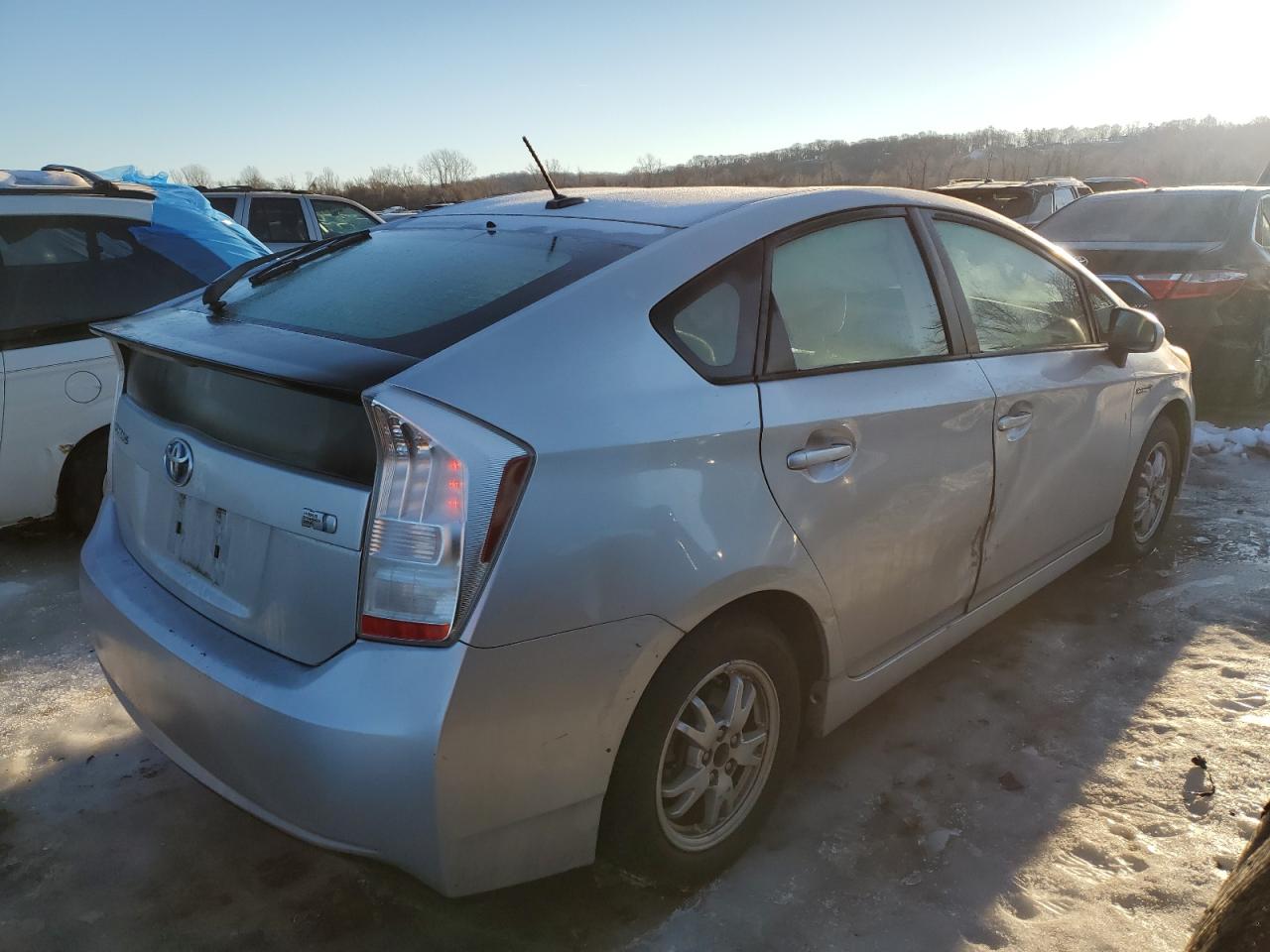 2010 Toyota Prius VIN JTDKN3DUXA0071846 Copart auction photo, side damage thumbnail 3