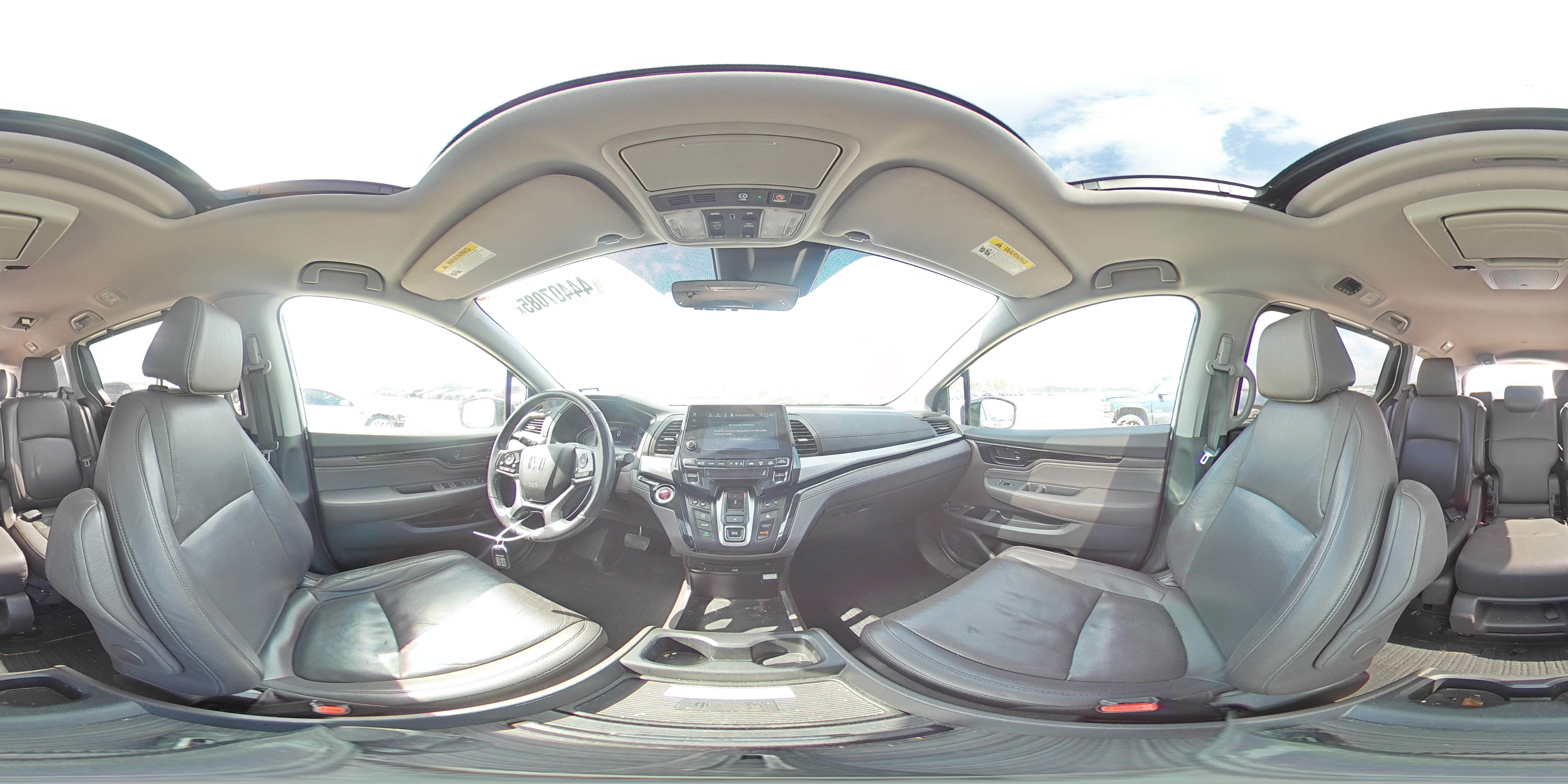 2018 Honda Odyssey VIN 5FNRL6H91JB050607 Copart auction photo, rear end damage thumbnail 14