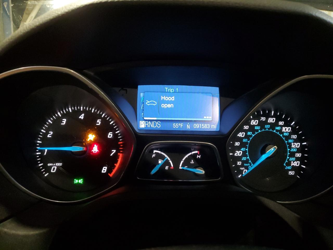 2012 Ford Focus VIN 1FAHP3F25CL257057 Copart auction photo, front end / minor dent/scratches damage thumbnail 9