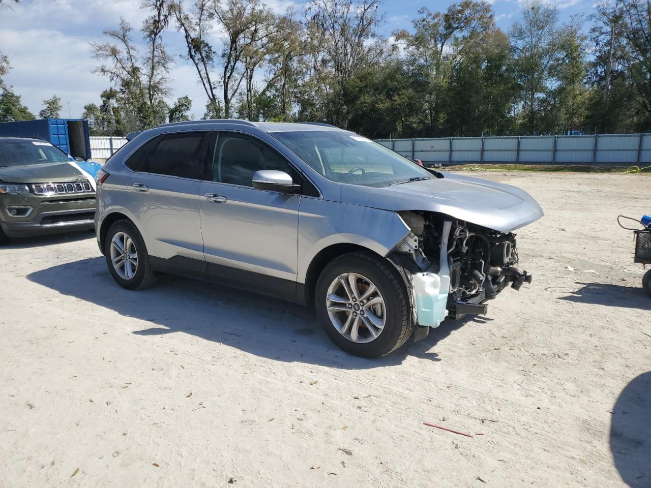 2020 Ford Edge VIN 2FMPK3J96LBB31939 Copart auction photo, front end damage thumbnail 4