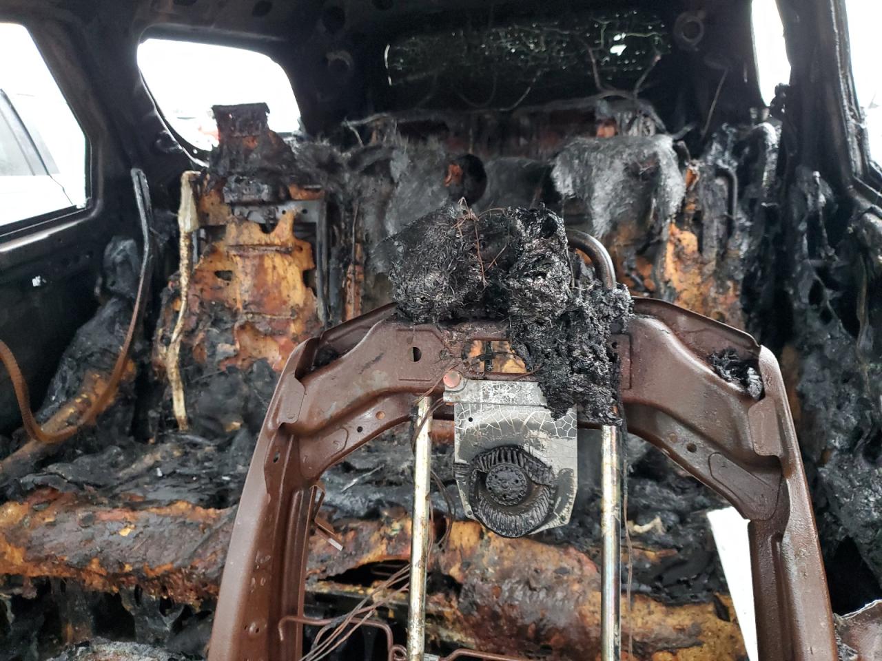 2019 Dodge Durango VIN 1C4SDHCT7KC691031 Copart auction photo, burn damage thumbnail 10