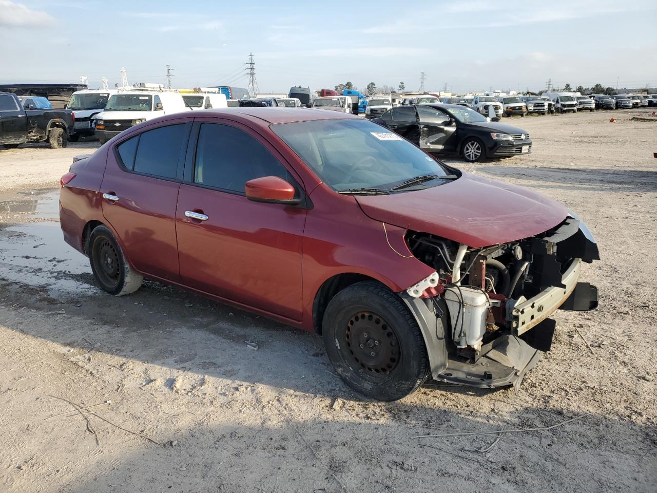 2016 Nissan Versa VIN 3N1CN7AP1GL889488 Copart auction photo, front end / minor dent/scratches damage thumbnail 4