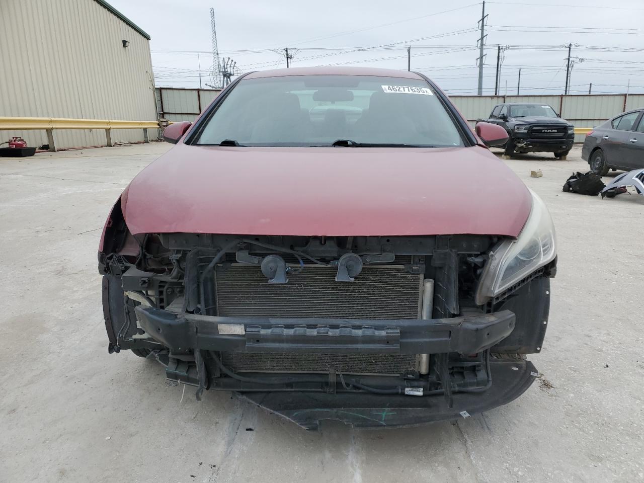2015 Hyundai Sonata VIN 5NPE24AF7FH003712 Copart auction photo, front end / minor dent/scratches damage thumbnail 5