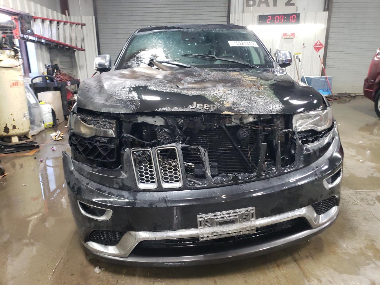 2014 Jeep Grand Cherokee VIN 1C4RJFJG7EC308856 Copart auction photo, burn - engine damage thumbnail 5
